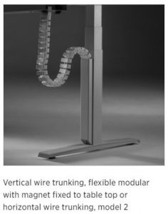 The eModel 2.0 desk with electric height adjustment