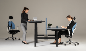 The eModel 2.0 desk with electric height adjustment