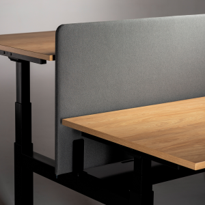 Table eUP with fully upholstered panel