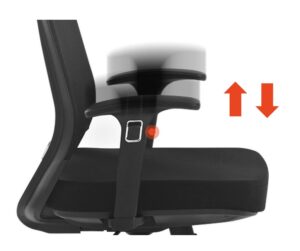 Ergonominė kėdė Casper/ 2D armrest