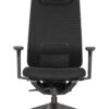 Ergonominė kėdė Solberg HRU su tinkleliu aptrauktu atlošu ir sėdyne.