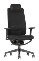 Ergonominė kėdė Solberg HRU su tinkleliu aptrauktu atlošu ir sėdyne.
