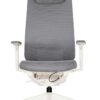 Ergonominė kėdė Solberg white HRU su reguliuojama galvos atrama, sinchroniniu mechanizmu