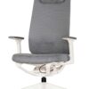 Ergonominė kėdė Solberg white HRU su reguliuojama galvos atrama, sinchroniniu mechanizmu