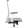 Ergonominė kėdė Uppsala white HB su aukštu atlošu ir sinchroniniu mechanizmu