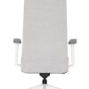 Ergonominė kėdė Uppsala white HB su aukštu atlošu ir sinchroniniu mechanizmu