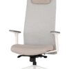 Ergonominė kėdė Uppsala white HB su aukštu atlošu ir sinchroniniu mechanizmu