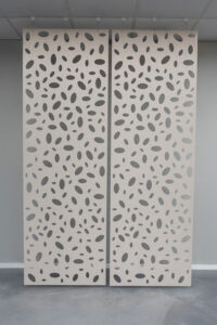 Acoustic curtain Divido Leaves