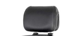 Serati leather headrest with ergonomic shape