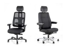 Ergonominės heavy-duty kėdės ne tik gamybos darbuotojams