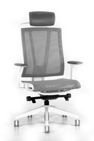 Ergonominė kėdė Avanti air white HRU su tinkleliu