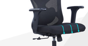 Ergonominės kėdės Provo HRU sėdynė