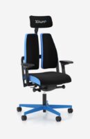 Žaidimų kėdė Xilium gaming chair Blue su galvos atrama